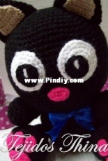 Tejidos Thina - Laura Analí Alercia - Chococat -Spanish- free