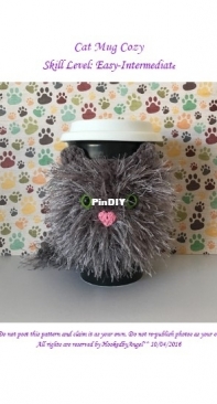 Hooked by Angel - Angela Doherty - Cat Mug Cozy