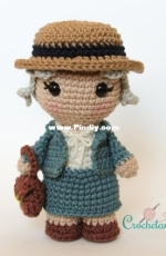 Crochelandia - Rose Nogueira - Toy Art Miss Marple - Portuguese