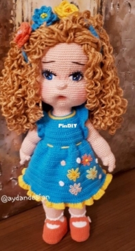 Aydandesign - Blues Doll - Maviş Bebek - Turkish