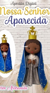 Délen Artesanato - Our Lady of Aparecida -  Nossa Senhora Aparecida - Portuguese