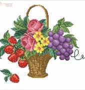 Flowers & Fruits Basket