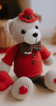 Sweet Patterns Lab - Diana Patskun - Valentine Teddy Bear - English