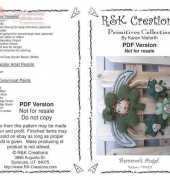 R&K Creations PM171 Shamrock Angel
