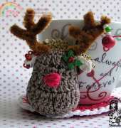 Magic with Hook and Needles - Vendula Maderska - Reindeer Coaster
