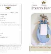Deenas Country Hearth 151 Note Pad Bag Angel