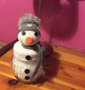 A snowman