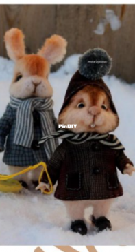 Mariyaaa - Maria Borovaya - Мария Боровая - The hare and the chipmunk - Элвин и Варежка - Russian
