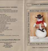GrandmaStuffs -Cowboy Snowman