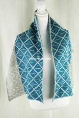 Dotted Diamonds Shawl by Michael Harrigan-Free
