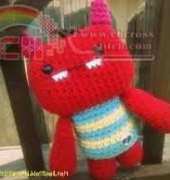 A is for Amigurumi - Stephanie Ripley - Fang Monster - Free
