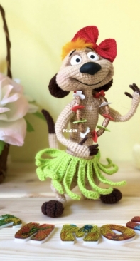 Knitted Miracles Co - Anna Bagrova - Timon - Тимон - Russian