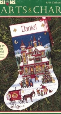 Dimensions 8516 - Christmas Past Stocking by Charles Wysocki XSD