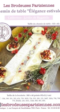 LBP - chemin de table - Elegance Estivale xsd