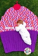 Snappy Tots - Heidi Yates - Cupcake Baby Blanket