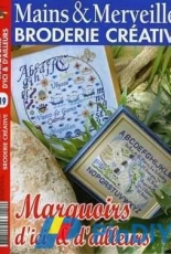 Mains & Merveilles Broderie Creative - N°19 - 2008 - Marquoirs - Isabelle Vautier