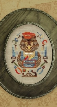 OwlForest Embroidery - The Beaver Portrait   XSD + PCS