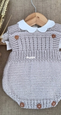 Grey Romper by Teresa Costa