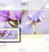 I Love Cross stitch HW-004 Iris I