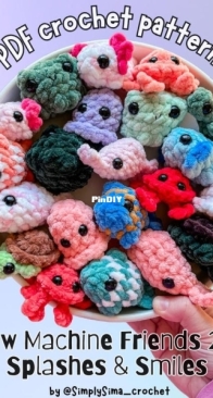 Simply Sima Decor - Simply Sima crochet - Sonia Kanygina - Claw machine friends 2.0