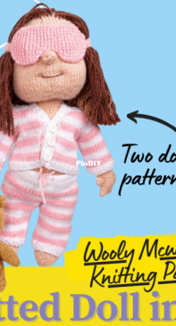 WoolyMcWoolFace - Doll in pyjamas  - English