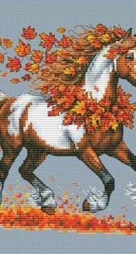Marshmallow Witch - Zephyr Witch - Autumn horse by Asya Pristavova XSD