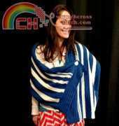 Big Button Wrap/Shawl/Nursing Drape by Lisa Jelle