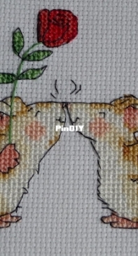 Kiss Me by Margaret Sherry from Cross Stitcher 236 PCS + XSD