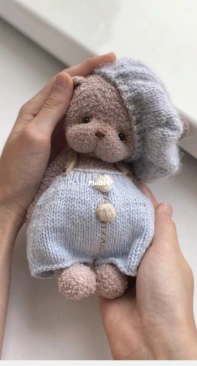 Teddy Bear Tobys Clothes - Alena Daria Konurkina - Daria Toys - Mishuta Shop - Russian