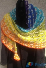 Birdland Isle Shawl by Paolo Dalle Piane-English,French,Italian