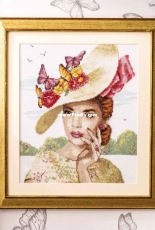 Hollywood Glamour - Summer Lady by Maria Diaz from Cross Stitch Gold 148