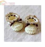 Mon Petit Violon - Vita Apala - Milky Baby Booties