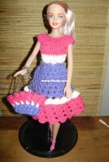 Maguinda Bolsón - Ines dress and bag set for dolls