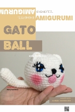 Euquefiz amigurumi - Marly SantAnna - Gato Ball (Cat Ball) - Portuguese - free