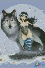 Lena Lawson - Fairy and Wolf by Pascal Moguerou