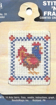 Needle Magic Inc. NMI - Stitch N Frame 31 - Rooster