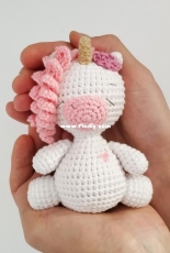 Crochet Toys Basket - Olga Lukoshkina - Unicorn - Russian