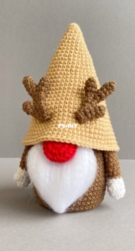 Happy Dolls Handmade - Lucy Magic Pattern - Julia /Kate - Negovorina - Christmas Deer Gnome