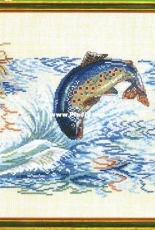 Eva Rosenstand & Clara Weaver 12-854 Salmon Leaping