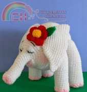 Bluebeary Treasures BBT102 Elly, The Amigurumi Baby Elephant by Sue Pendleton