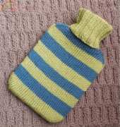 Hot Water Bottle Cover by Lori Utley-Free