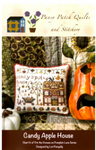 Pansy Patch Quilts And Stitchery - Houses On Pumpkin Lane Series - PPQS032 - 6 of 9 - Candy Apple House by Lori Pengelly