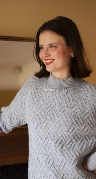Checkerplate Sweater by Lily Kate France
