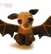 Patchwork Moose - Kate E Hancock - Otis the Bat