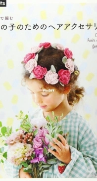 Applemints - Nihon Vogue - Crochet Hair Accessories for Girls - 2021 - Japanese