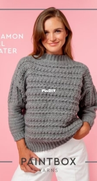 Paintbox Yarns - Cinnamon Swirl Sweater - Free