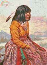 Artecy Cross Stitch - Havasupai Indian Girl