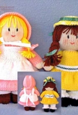 Country Girls /12"inch) by Yvonne Boucher /Yvonne Knits