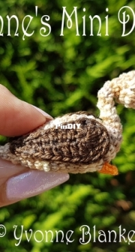 Yvonnes Crochet Art - Yvonne Blanker - Mini Duckling - Mini Doksy - Dutch