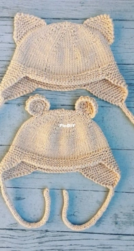 Cat and Bear Hats by Vanessa Ewing